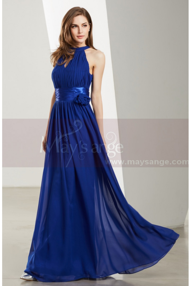 blue dress