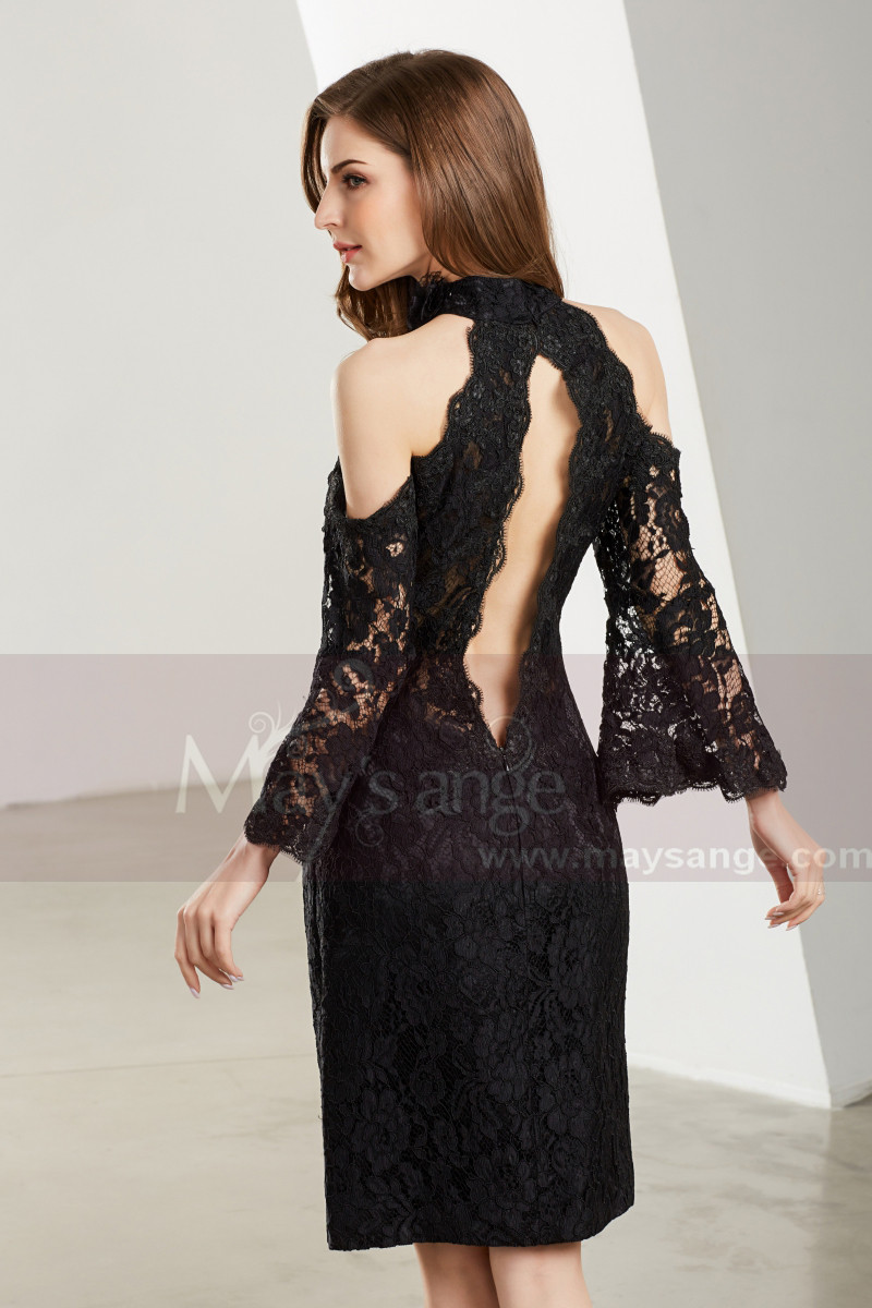 long lace dress with sleeves