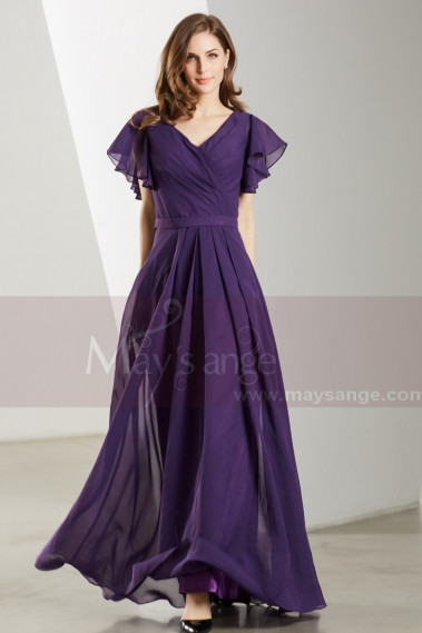 purple vintage dress