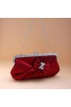 Stylish satin burgundy evening bags - Ref SAC115 - 02