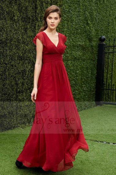 RASPBERRY RED DRESS FOR COCKTAIL
