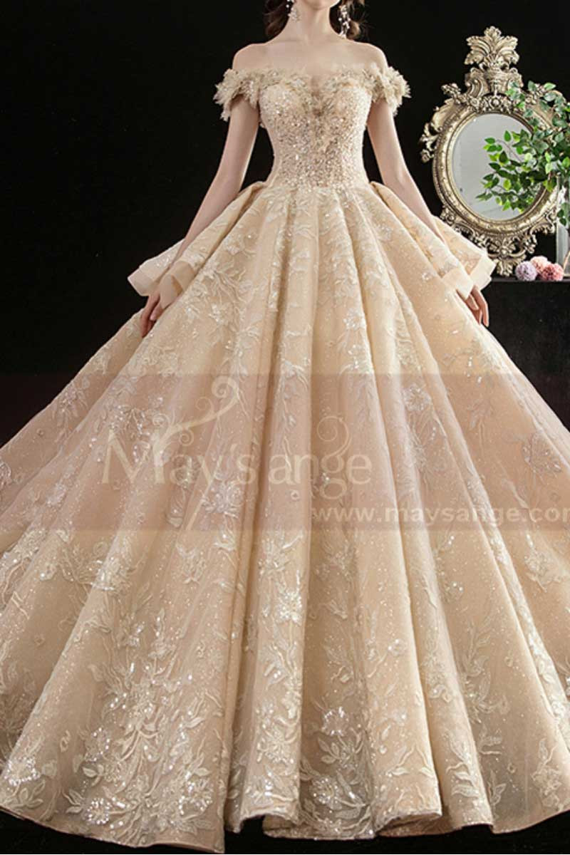 Robe De Mariée Champagne Ivoire