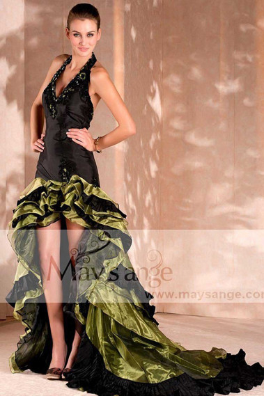 Spanish Style Evening Dresses - Open Back Formal Dresses - L004 #1