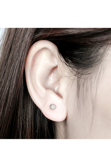 Petites boucles d'oreilles perles en argent sterling femme - Ref 29651 - Boucles  d'oreilles