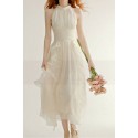 Robe cocktail blanc élégance Française - Ref C3024 - 03