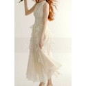 Robe cocktail blanc élégance Française - Ref C3024 - 04