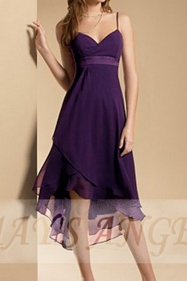 Purple Casual Party Dress