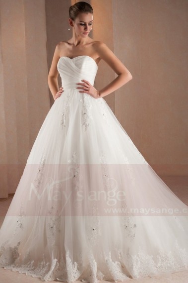 Wedding dress bustier Lindsey - M306 #1