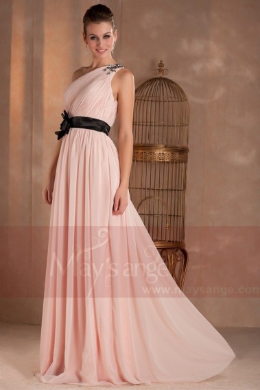long evening dresses pale pink Dulcinea - L288 #1