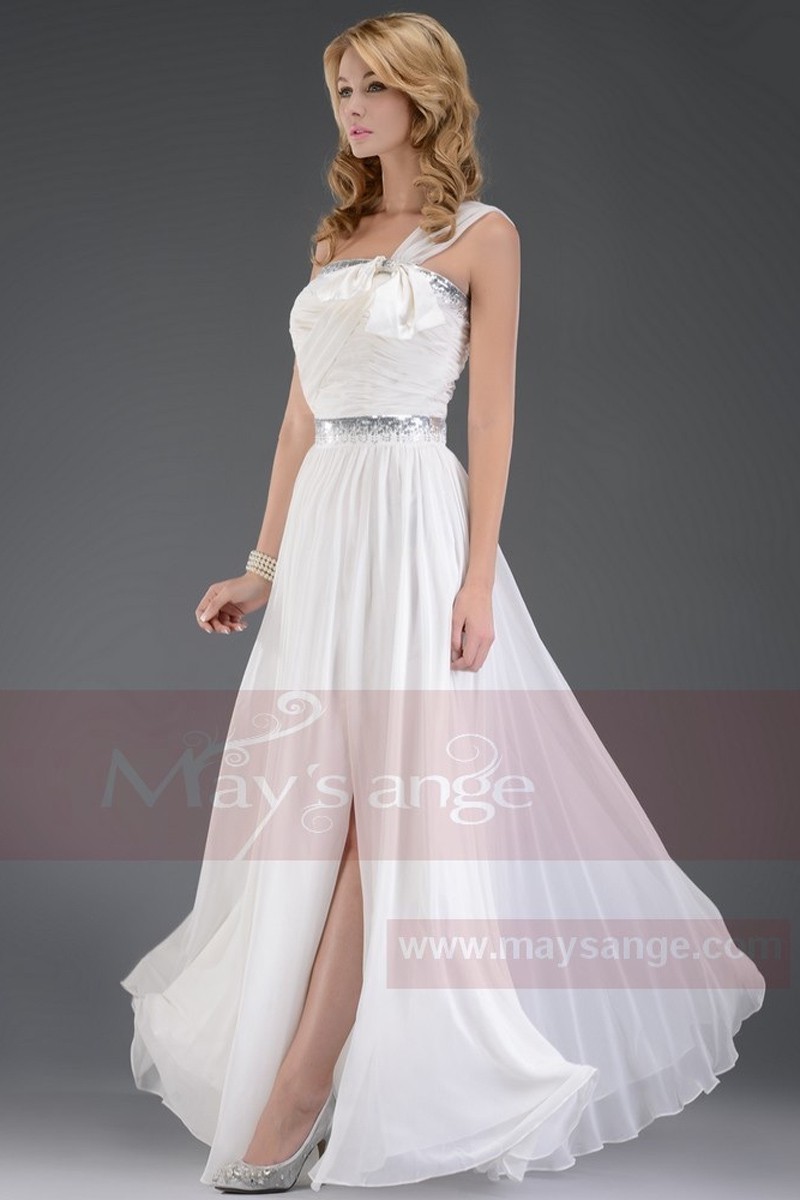 Longue robe de soirée Pureté Lumineuse de mariage - Ref L121 - Robes de Gala