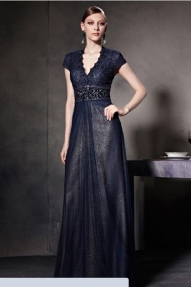 Blue Night Flamenco Dress - PR084 #1