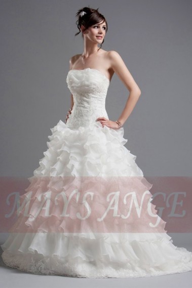 Beautiful Wedding dress Christina - M016 #1