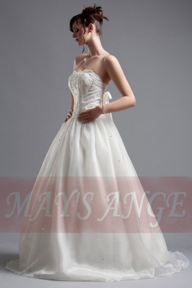 Wedding dress Star with lacing on the back - M021 #1