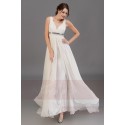 Long White Dress For Wedding With Straps - Ref L084 - 04