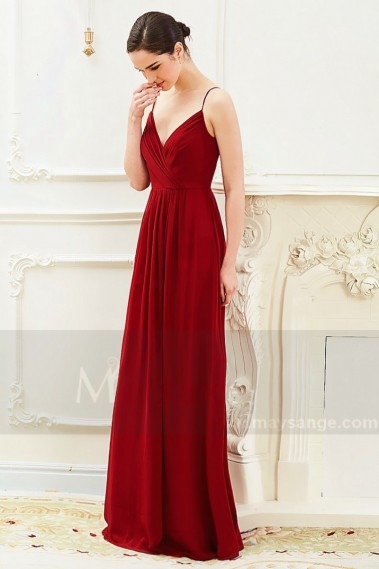 Beautiful Raspberry Formal Evening Gowns With An Open Back - L794 #1
