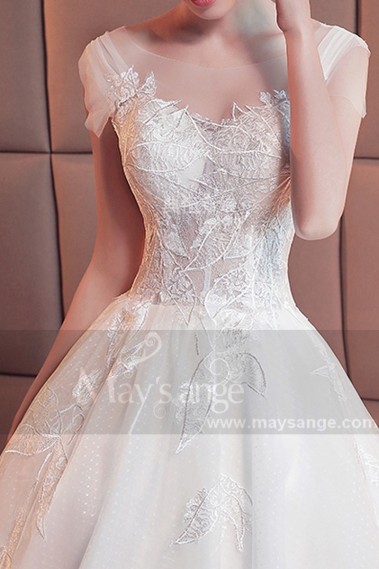 robe mariée M385 blanc - M385 #1