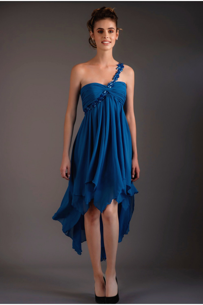 VICENZA robe de soirée pour mariage bleu acier - Ref C567 ...